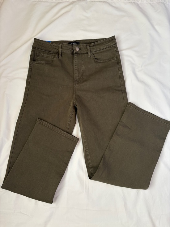 Well Worn Pants - Well Worn NWT Olive Green Pants Size 10 High Rise Straight Leg Utility Chino